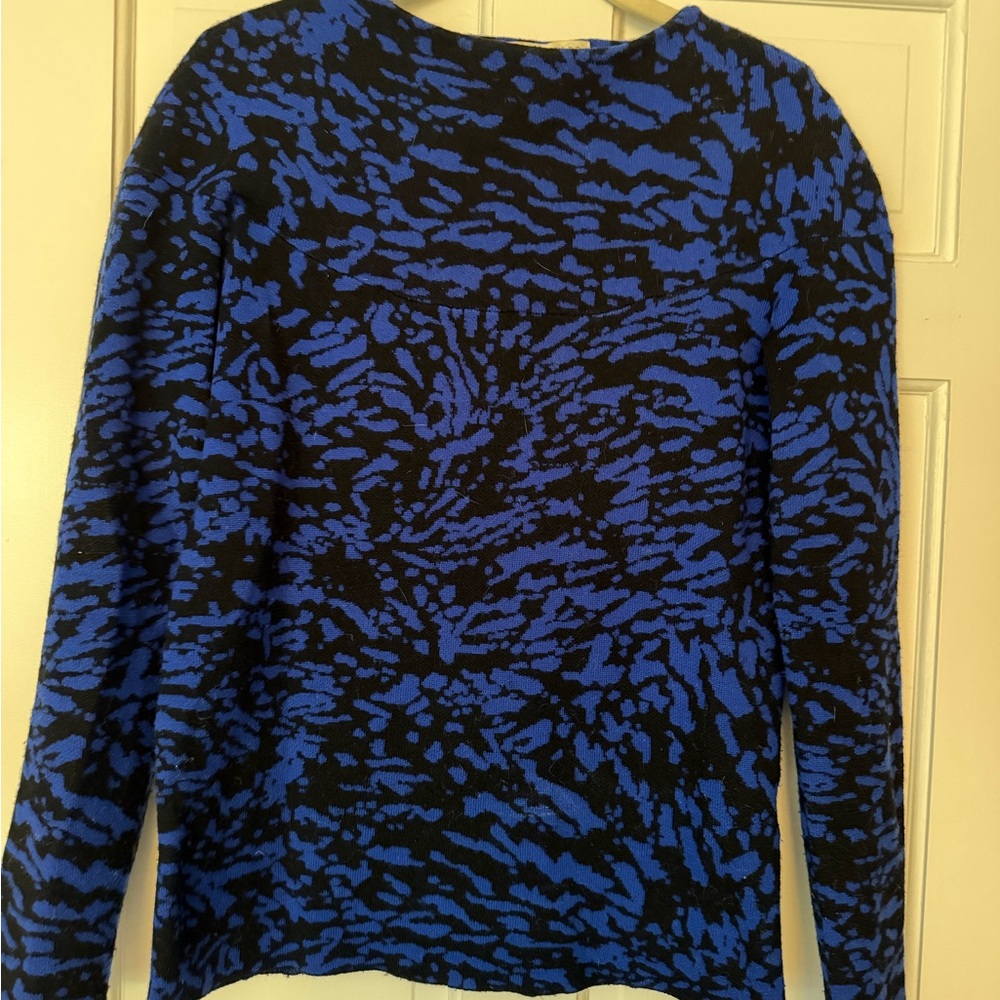 Veronica Beard Patterned Wool Sweater